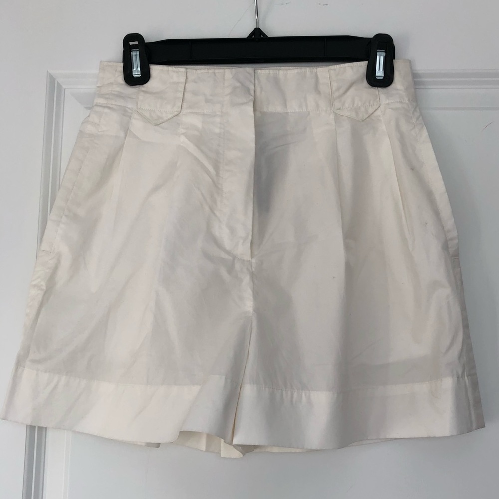 NWT Theory High-Waisted White Shorts